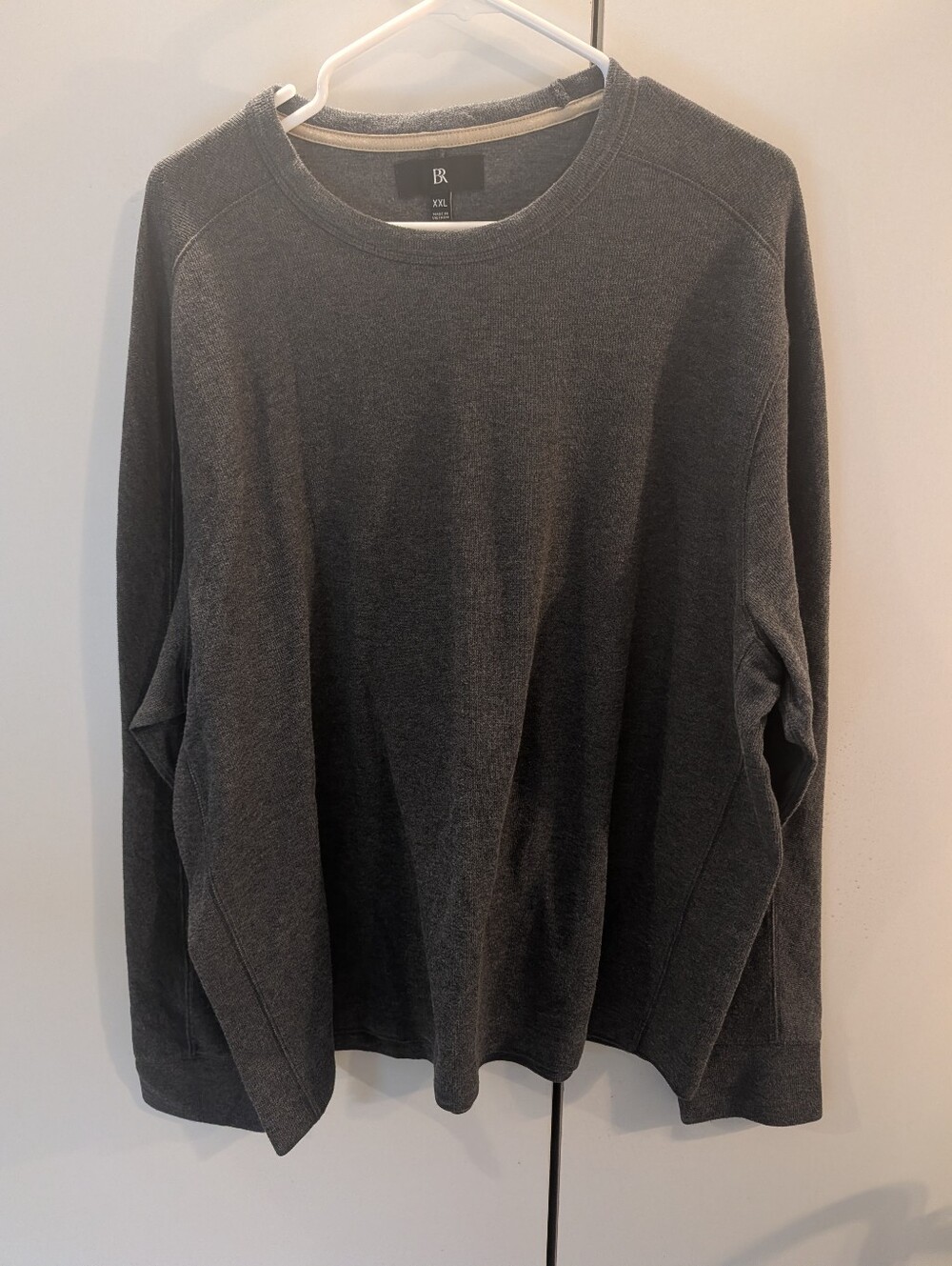 Banana Republic Men's XXL Charcoal Crewneck Sweater